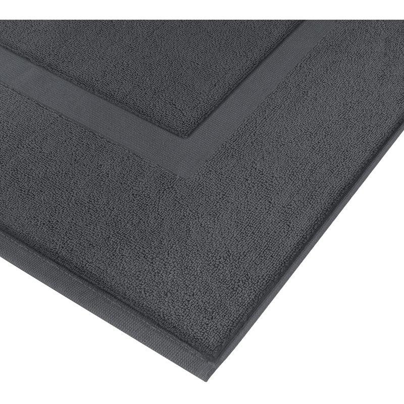 Rectangle Bath Rug, Grey