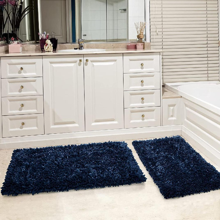 Our New Bathroom Rug & Hardware  Bathroom rugs, Long bathroom