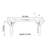 Natural Style Durable Rectangular Dining Table-1930710147