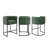 26" Upholstered Metal Barrel Counter Bar Stool-340202075-341230626