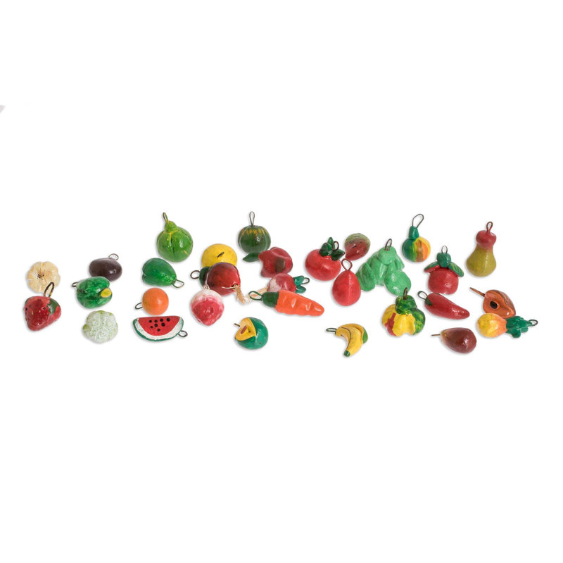 Ensemble d'ornement 30 pièces à fleuron