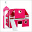 Lit mezzanine avec tente coulissante et tour-263450772-263450771