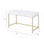 Bureau à 2 tiroirs ultrabrillant-405262471