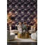 Papier peint floral mauve moderne-541406023