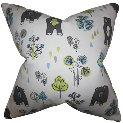 Coussin décoratif en coton floral madigan