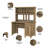 Khadesha 4 Piece Computer Desk Office Set-1333277194