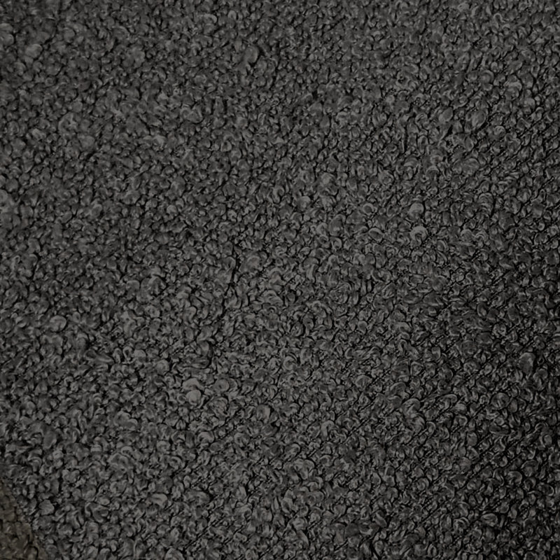 Banc de rangement avec repose-pieds Vérrant Boucle, Noir, noir, noir, noir, H 15 po x l 15 po x P 15 po