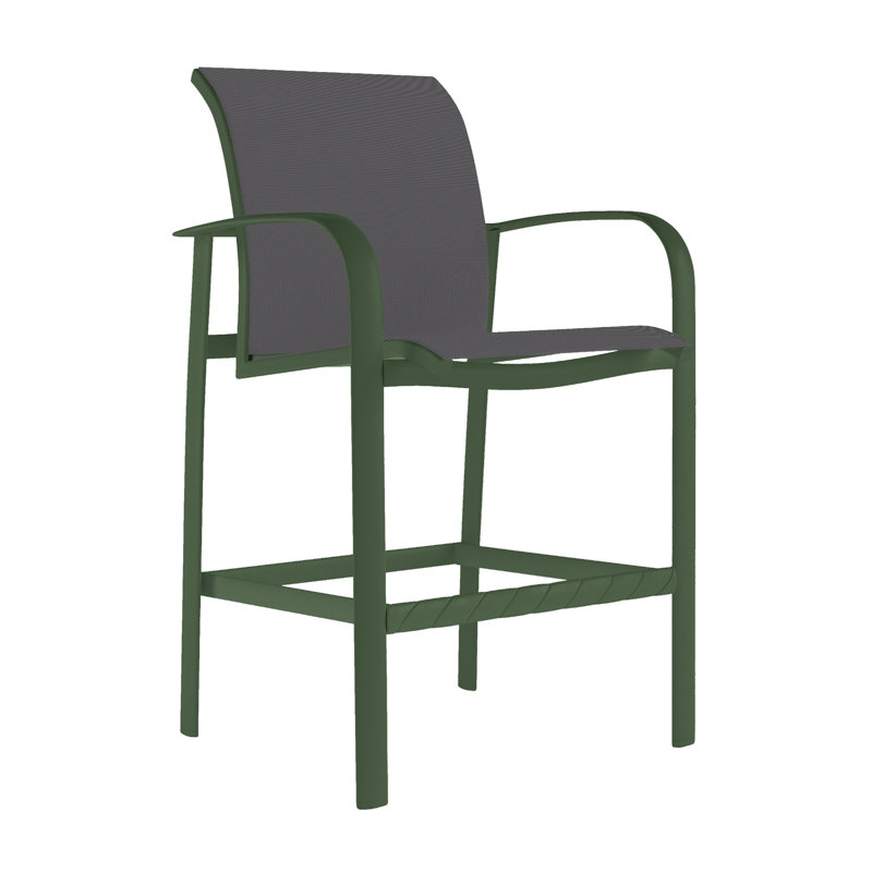 Laguna Outdoor Bar Stool, Rincon, Obsidian
