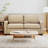 Bohumir Beige 73 in. Convertible Full Sleeper Sofa with USB Port