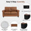 3 Piece Loveseat Living Room Set-18716400