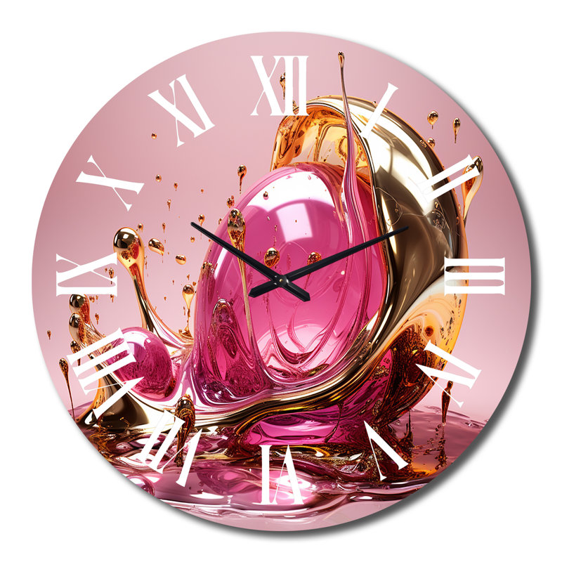 Horloge murale en métal, Grand