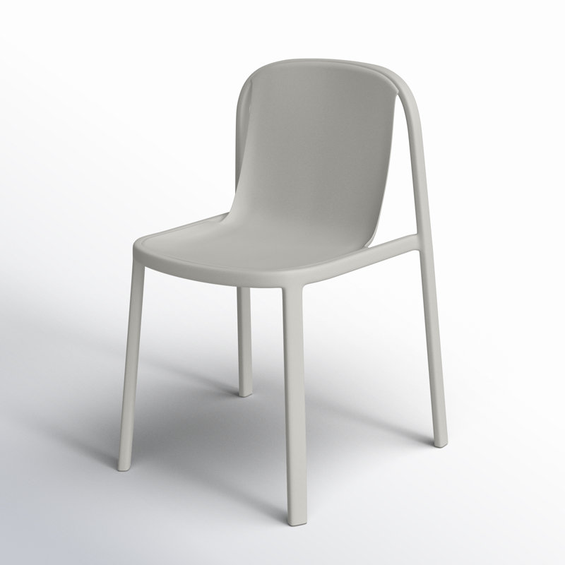 Decade 18'' H Stacking Side Chair, Putty