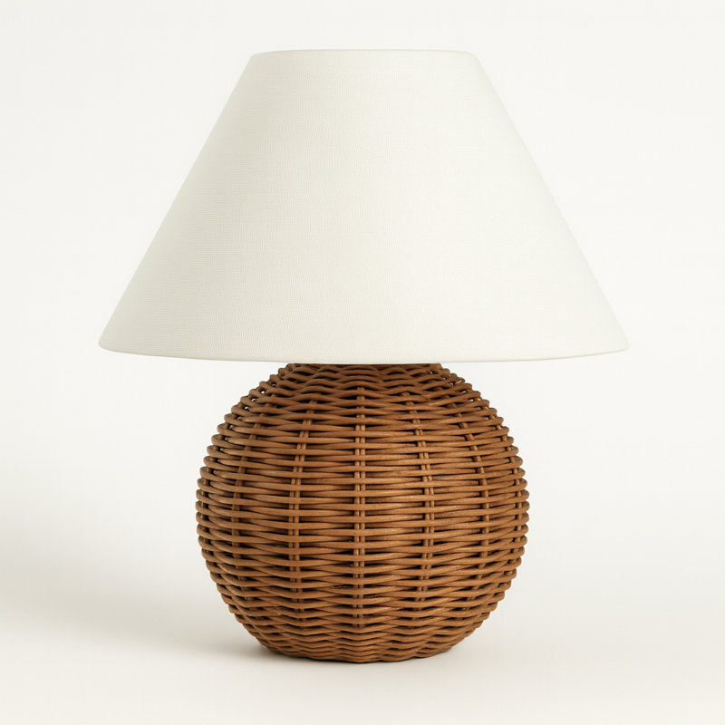 Lampe de table Gutzman, Classic Empire, Marron clair