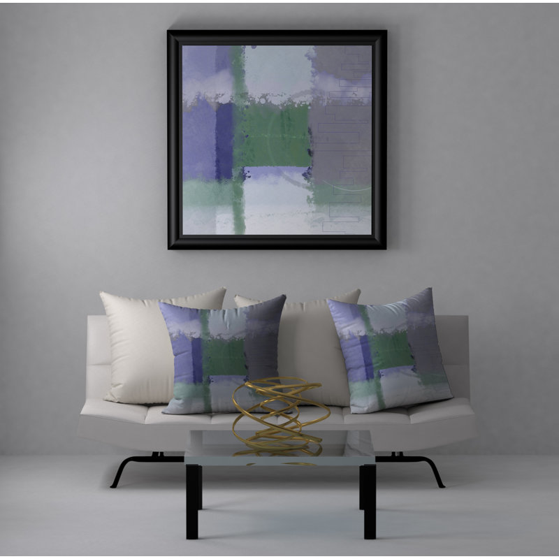 Housse de coussin décoratif carrée grossit, 18" x 18"