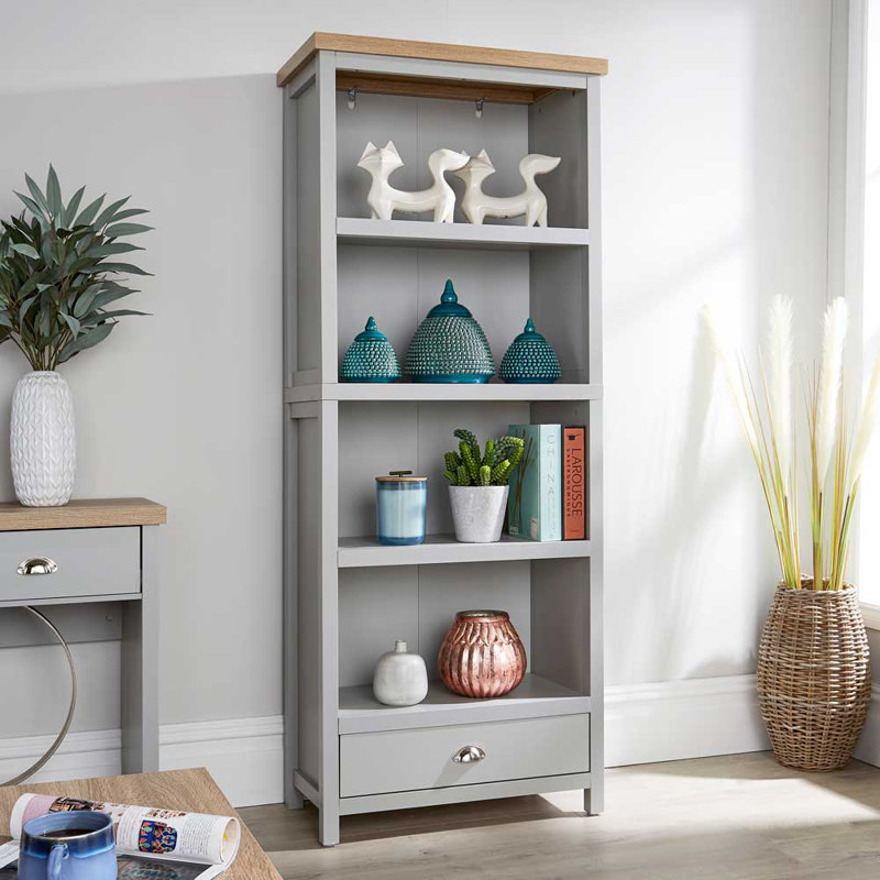 Rapp 1 Drawer 4 Tier Thick 36mm Top Bookcase Storage Unit