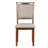 Caie Dining Chair with Solid Wood Frame
