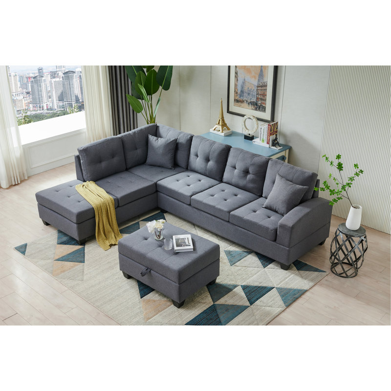 Sectional 3-Seaters Sofa