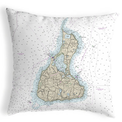 Outdoor Reversible Throw Pillow