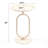 Lantern-Shaped Metal End Table-2077087643-2077087640