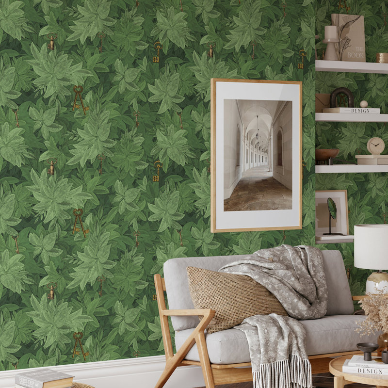 Green Hedge Garden Wallpaper