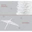 Arbre de Noël artificiel blanc compact de 7 pi avec base en plastique robuste pour une décoration moderne