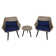 Chemung 2 - Person Patio Conversation Sets with Cushions