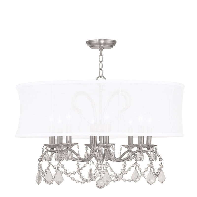 Widner 8 - Light Dimmable Drum Chandelier