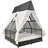 Luxurious Outdoor Daybed With Privacy Curtains And Multiple Pillows For Ultimate Comfort-1924518073