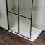 Porte en verre trempé givré 34 po x 72 po
