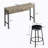 4 Pieces Dining Table Sets, with Fixed Table