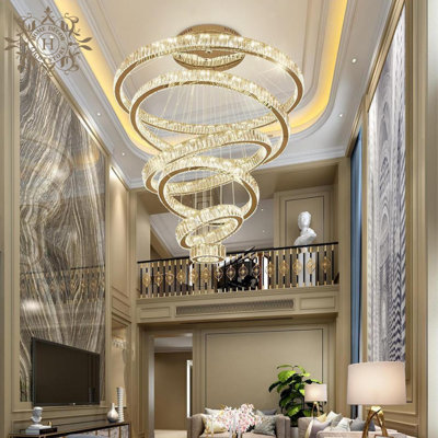 50-Light Crystal LED Chandelier