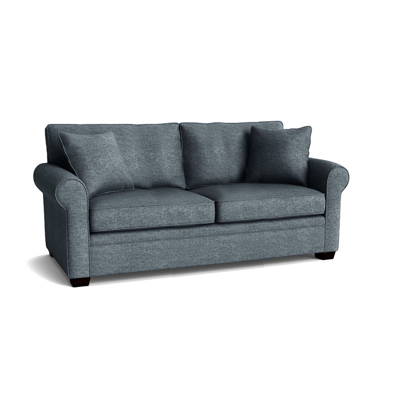 Quaker Upholstered 76'' Sofa, Espresso, Jango Copen