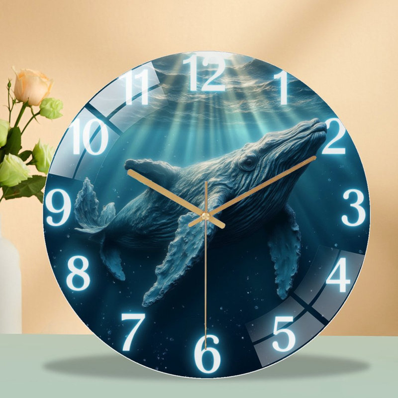 Horloge murale Whale