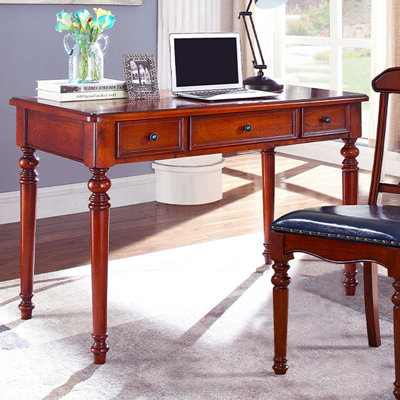 Bureau d'écriture avec tiroirs Chestnut