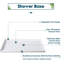 60'' W 36'' D Rectangular Single Shower Base