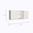 59-inch White  Accent Cabinet