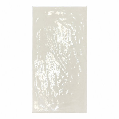 Gamma Blanco 4" x 8" Glossy Textured Subway Wall Tile