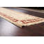Tapis de couloir unique en laine noué à la main beige / rouge 2 pi 8 po x 10 pi 0 po