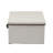 LargeStorageBoxwithLidSoftPoly-CottonCanvaswithReinforcedFrameGenerousStorageCapacityFully-RemovableLidFrontHandleVersatileFoldableandStackablewithCoffeeTrim-1589940374-1589940375