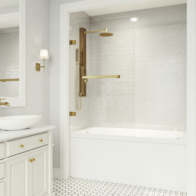 Rialto Frameless Hinged Tub Door