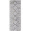 Geometric Area Rug in Gray