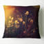 Photo rétro de pissenlit pré - coussin à imprimé floral-29598154-29598158
