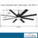 Slipstream 65" 8-Blade LED Smart Standard Ceiling Fan with Remote Control and Light Kit Included