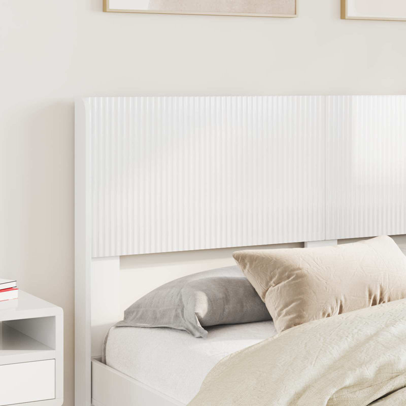 Headboard, Super King (6'), High Gloss White