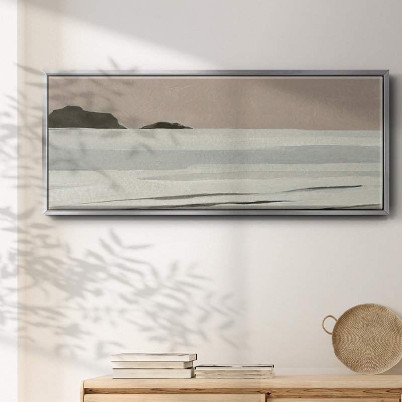 «Mute Tonal Horizon I», toile encadrée, H 20 po x l 50 po