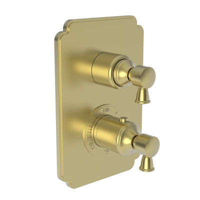 Metropole 1/2" Square Thermostatic Trim Plate With Handle