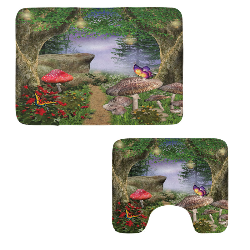  Tapis de salle de bain Mushroom