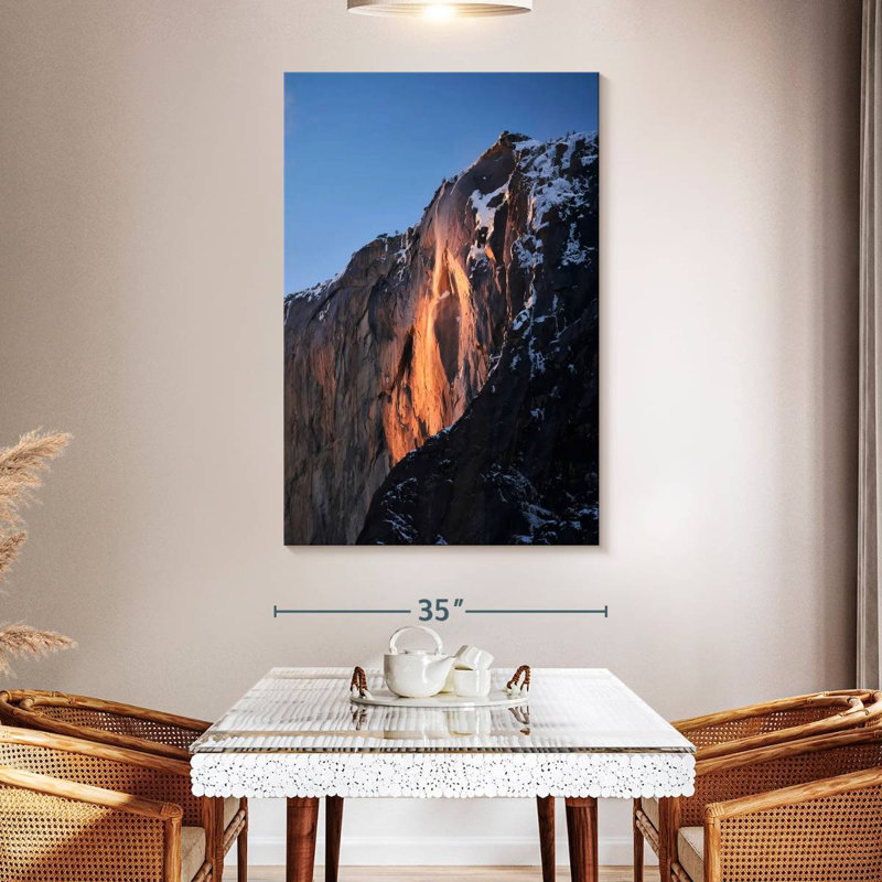 Alvord Yosemite Phenomenal Firefall, 51" H x 34" W