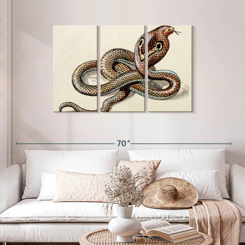 Brampt Indian Cobra, 28" H x 45" W