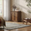 Armoire de rangement modulaire Monos avec porte et étagères réglables (lot de 1), noyer-130730782